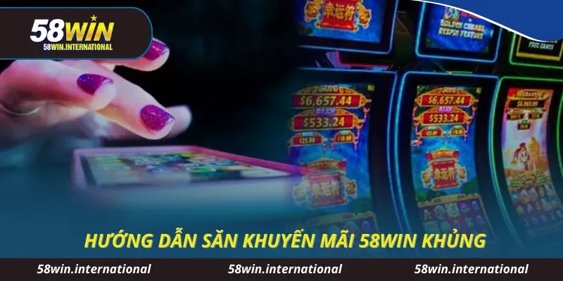 Hướng dẫn săn khuyến mãi 58WIN khủng