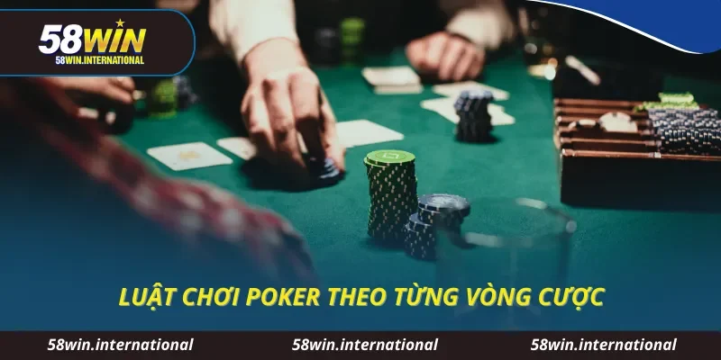 Luật chơi poker theo từng vòng cược
