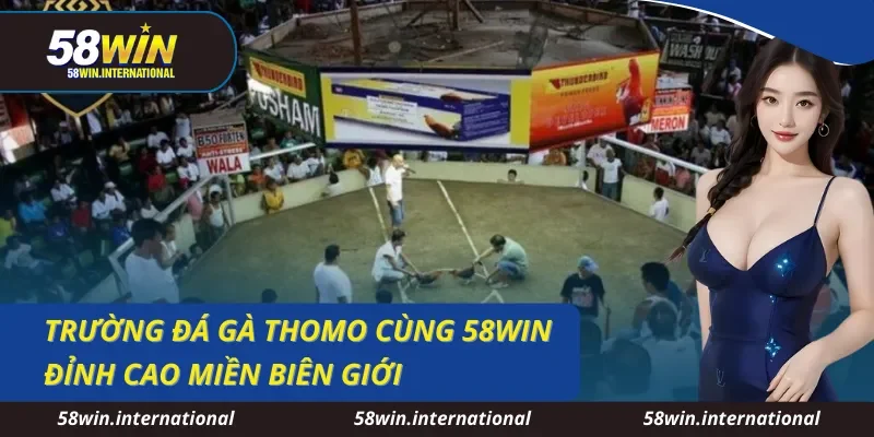 Trường Đá Gà Thomo Cùng 58WIN Đỉnh Cao Miền Biên Giới